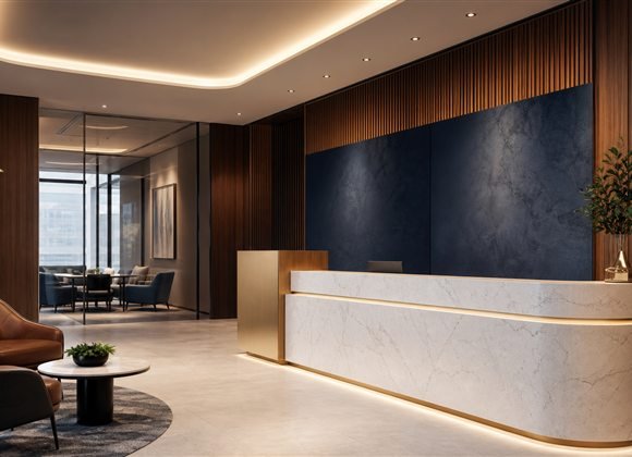 Modern reception design project placeholder