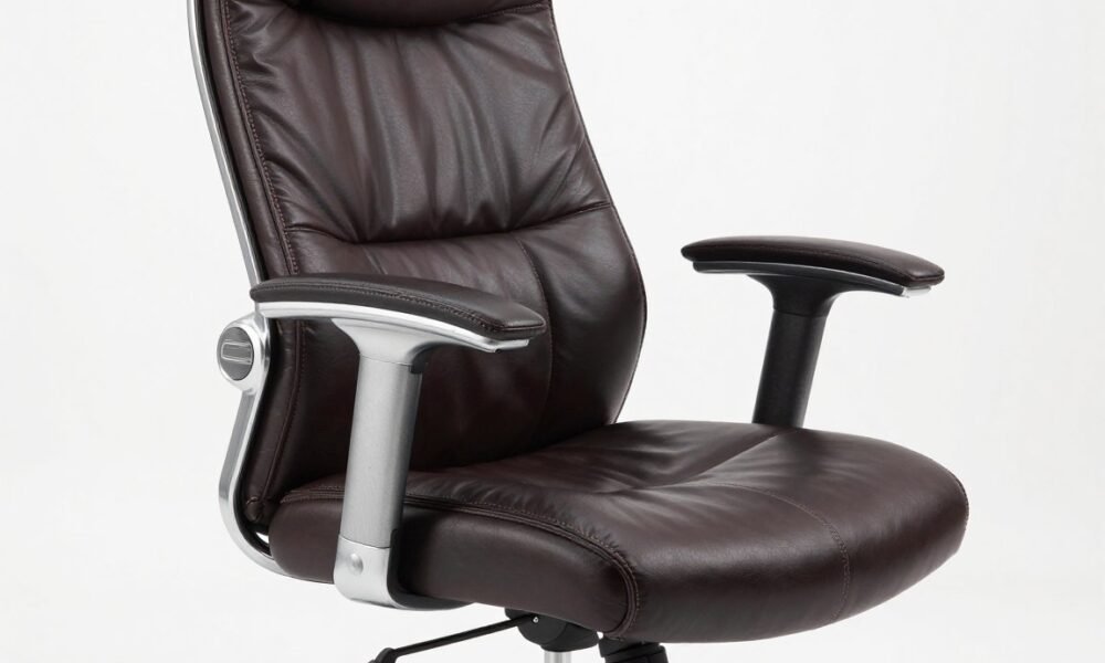 Ergonomic executive chair with premium features
